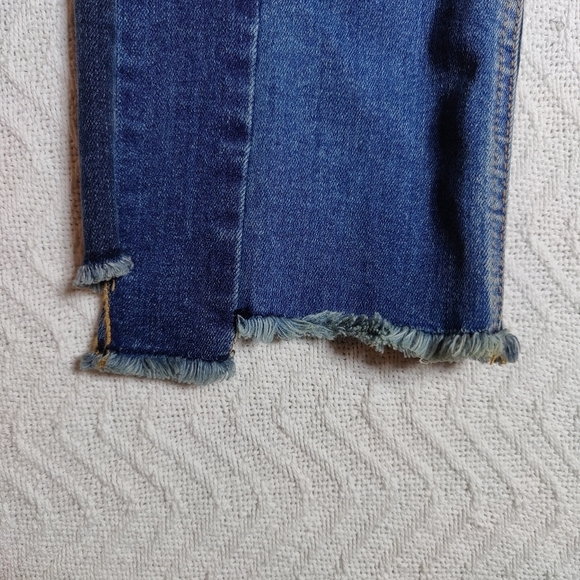 Pilcro & The Letterpress Anthropologie Womens Parallel Raw Hem Straight Jeans 29 - Picture 8 of 15